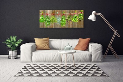 Quadro canvas Folhas de ervas secas da natureza