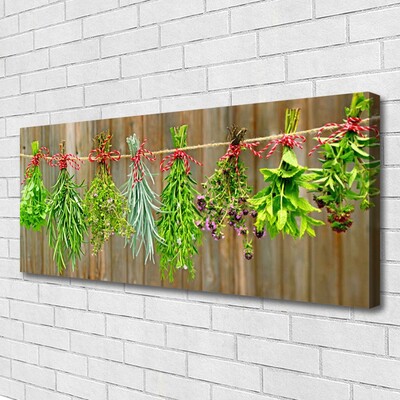 Quadro canvas Folhas de ervas secas da natureza