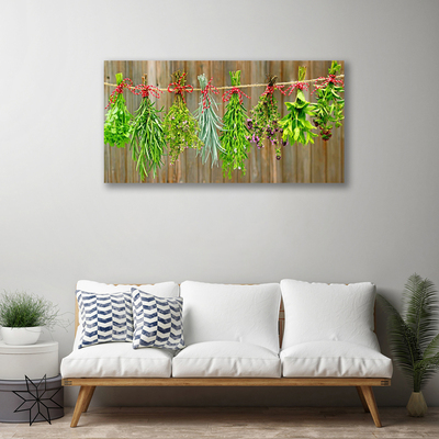 Quadro canvas Folhas de ervas secas da natureza