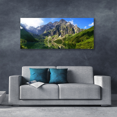 Quadro canvas Montanhas Tatra Floresta Morskie Oko