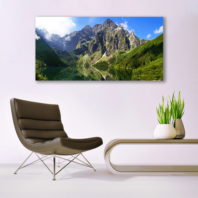 Quadro canvas Montanhas Tatra Floresta Morskie Oko