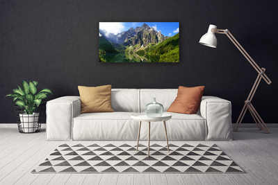 Quadro canvas Montanhas Tatra Floresta Morskie Oko