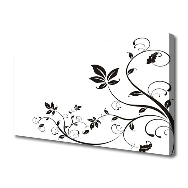 Quadro em tela Plantas Abstratas Folhas