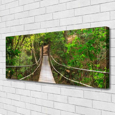 Quadro em tela Ponte da Floresta Tropical da Selva
