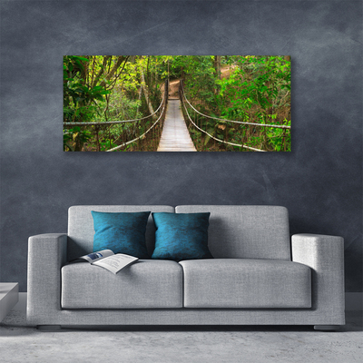 Quadro em tela Ponte da Floresta Tropical da Selva