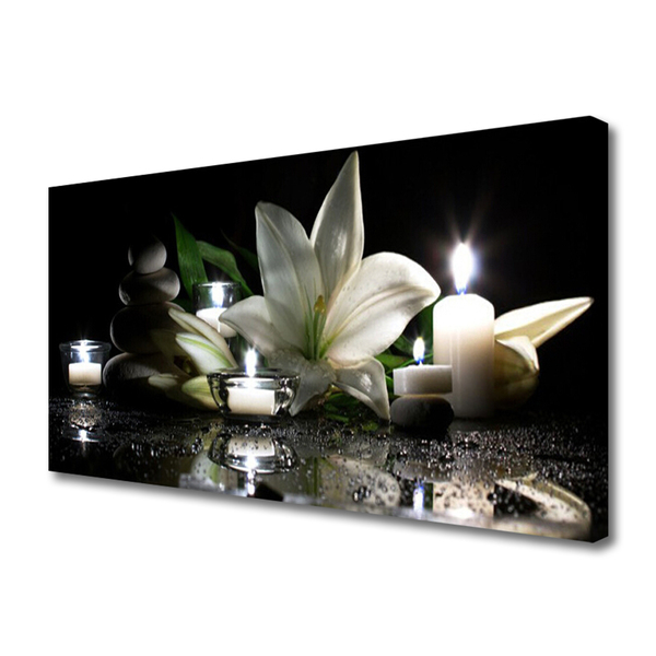 Quadro em tela Velas Lily Spa Natura