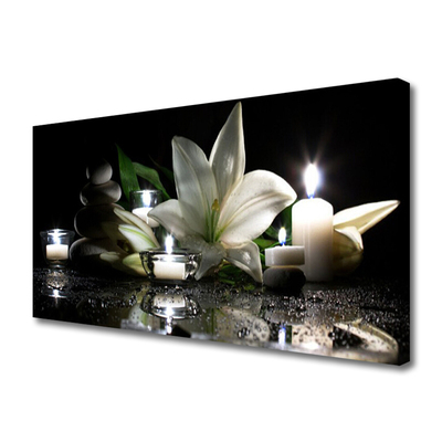 Quadro em tela Velas Lily Spa Natura