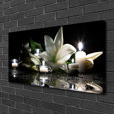 Quadro em tela Velas Lily Spa Natura