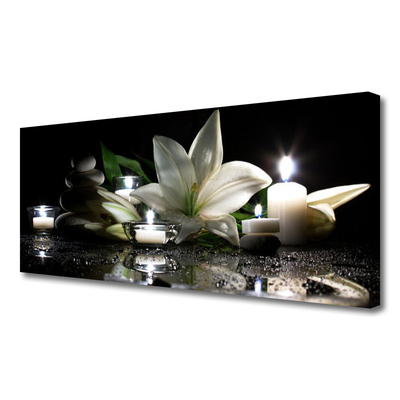 Quadro em tela Velas Lily Spa Natura