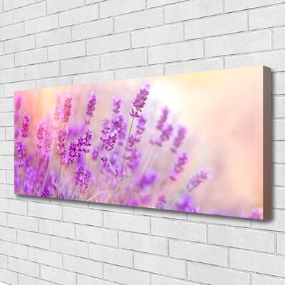 Quadro canvas Girassóis de campo de lavanda