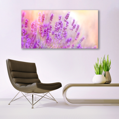 Quadro canvas Girassóis de campo de lavanda