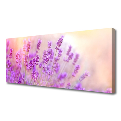 Quadro canvas Girassóis de campo de lavanda