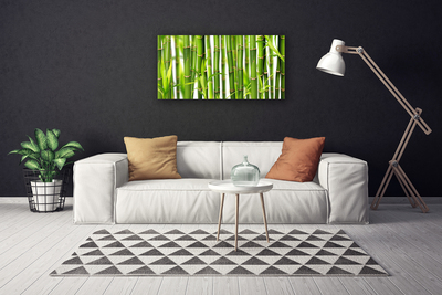 Quadro canvas Brotos de bambu Folhas de bambu