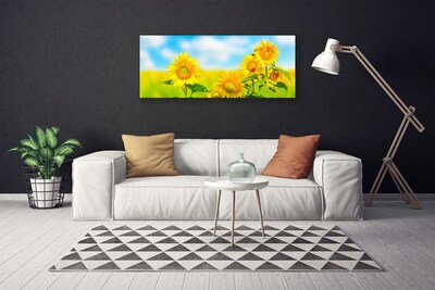 Quadro em tela Flores de Girassol Natureza