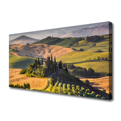 Quadro canvas Paisagem Uplands Meadows Cottage