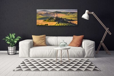 Quadro canvas Paisagem Uplands Meadows Cottage
