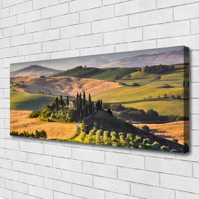 Quadro canvas Paisagem Uplands Meadows Cottage