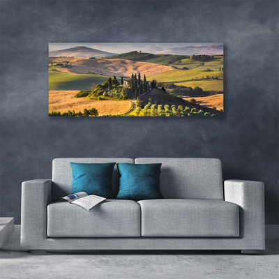Quadro canvas Paisagem Uplands Meadows Cottage