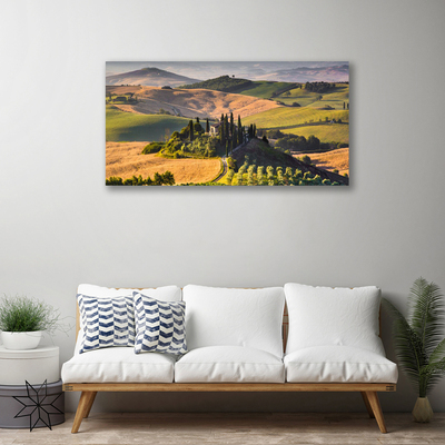 Quadro canvas Paisagem Uplands Meadows Cottage