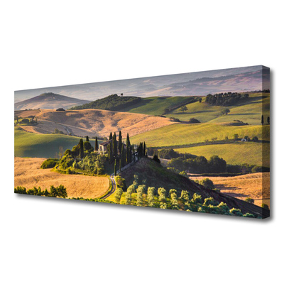 Quadro canvas Paisagem Uplands Meadows Cottage