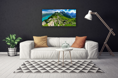 Quadro canvas Paisagem das Montanhas Meadow Nature