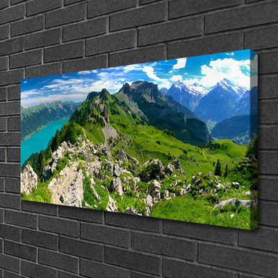 Quadro canvas Paisagem das Montanhas Meadow Nature