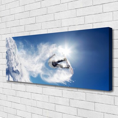 Quadro em tela Esporte de snowboard Neve Inverno