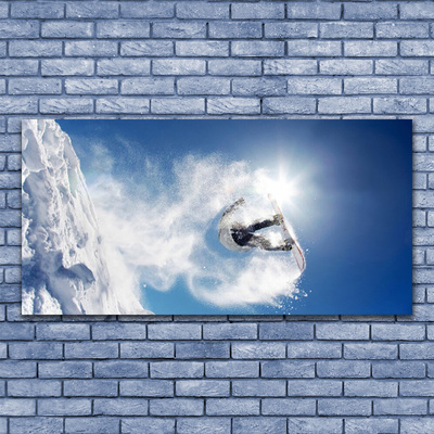 Quadro em tela Esporte de snowboard Neve Inverno