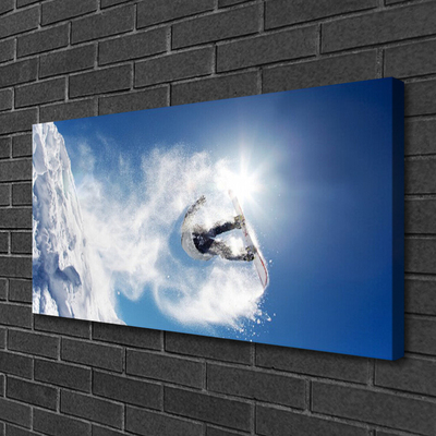Quadro em tela Esporte de snowboard Neve Inverno