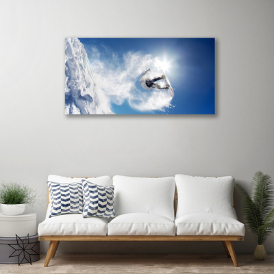 Quadro em tela Esporte de snowboard Neve Inverno
