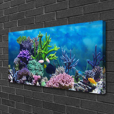 Quadro canvas Peixes de aquário subaquáticos