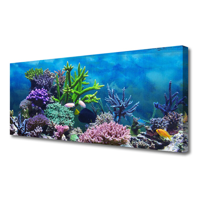 Quadro canvas Peixes de aquário subaquáticos