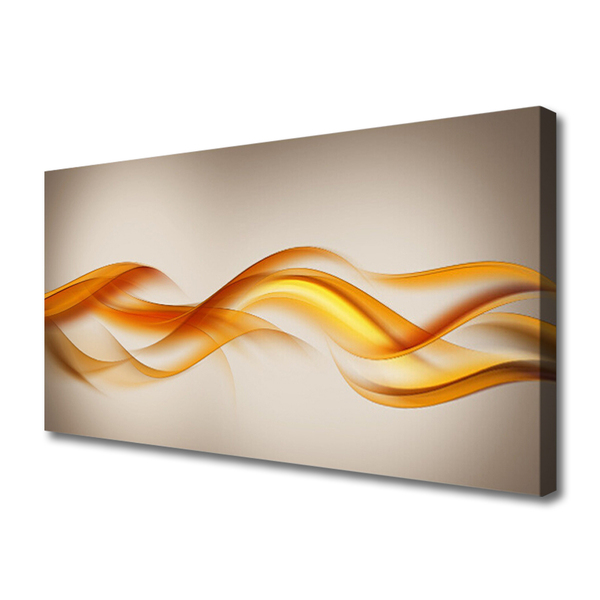 Quadro em tela Abstração Ondas Arte Arte