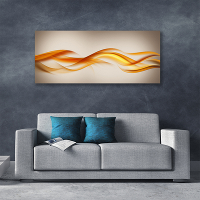 Quadro em tela Abstração Ondas Arte Arte