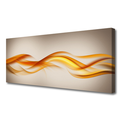 Quadro em tela Abstração Ondas Arte Arte