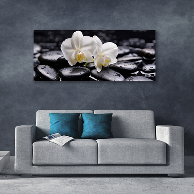 Quadro em tela Spa Zen White Orchid