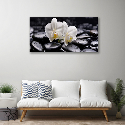 Quadro em tela Spa Zen White Orchid