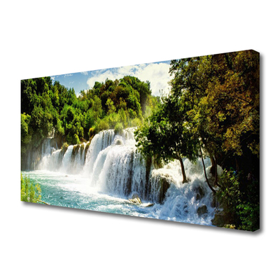 Quadro canvas Cachoeira Natureza Floresta