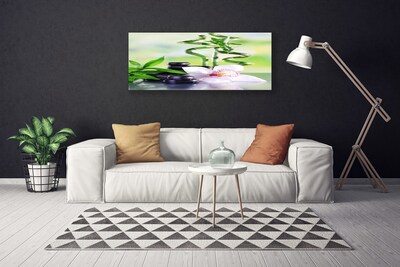 Quadro em tela Orquídea Bambu Zen Spa