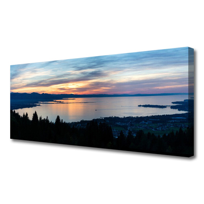 Quadro em tela Paisagem da Praia do Oceano