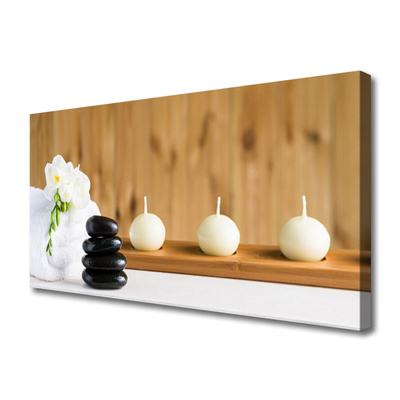 Quadro em tela Spa Candles Office