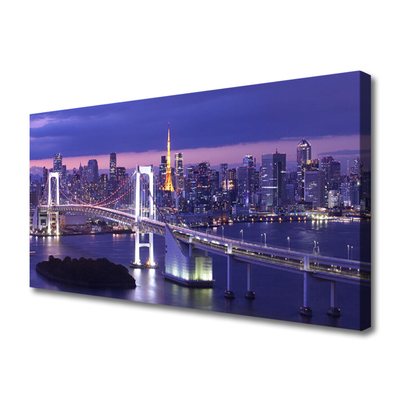 Quadro canvas Arquitetura da Cidade da Ponte