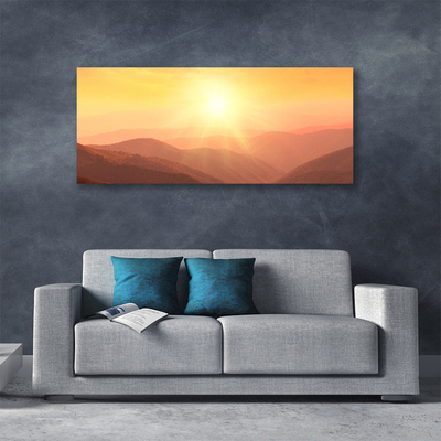 Quadro canvas Paisagem das Montanhas do Sol