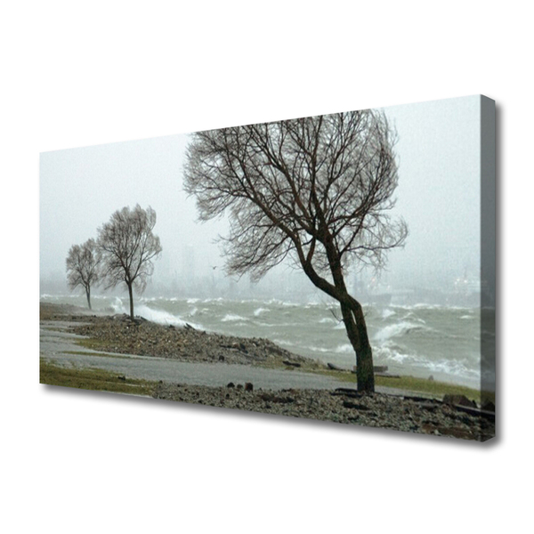 Quadro canvas Ondas de tempestade no mar