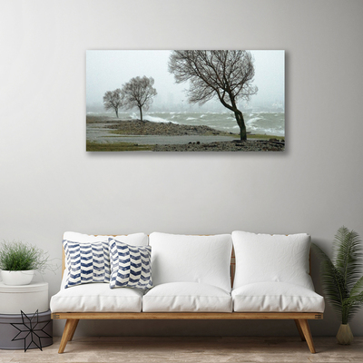 Quadro canvas Ondas de tempestade no mar