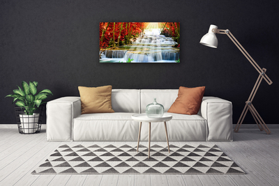 Quadro em tela Cachoeira Natureza Floresta