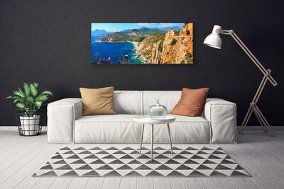 Quadro em tela Montanhas do Mar da Costa do Penhasco