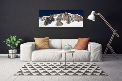 Quadro canvas Picos de montanhas cobertos de neve