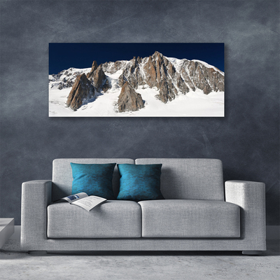 Quadro canvas Picos de montanhas cobertos de neve