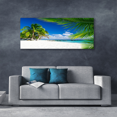 Quadro em tela Vista para o mar da praia tropical
